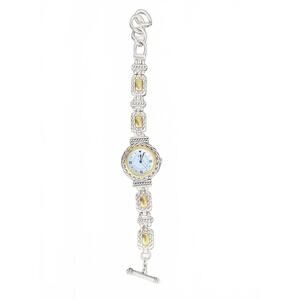 Brighton Nantucket Silver and Gold Tone Bracelet Watch